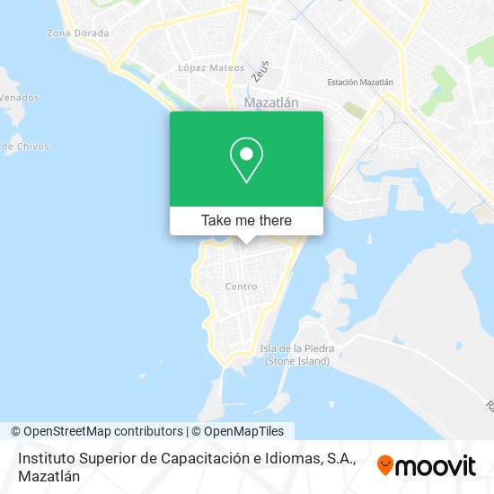 Mapa de Instituto Superior de Capacitación e Idiomas, S.A.