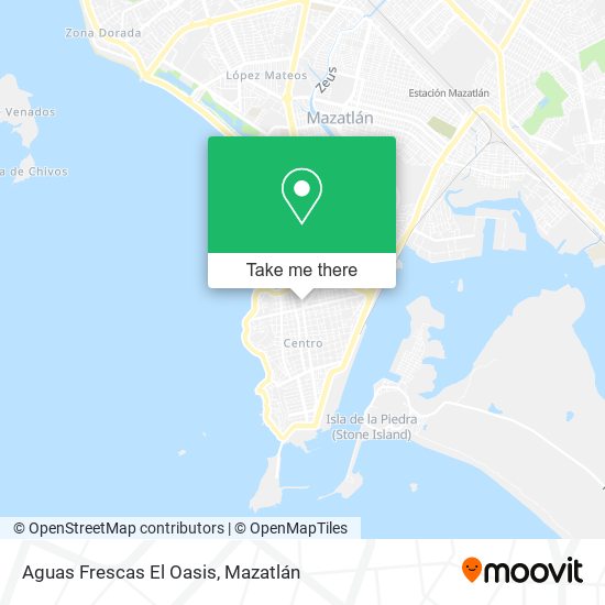 Aguas Frescas El Oasis map