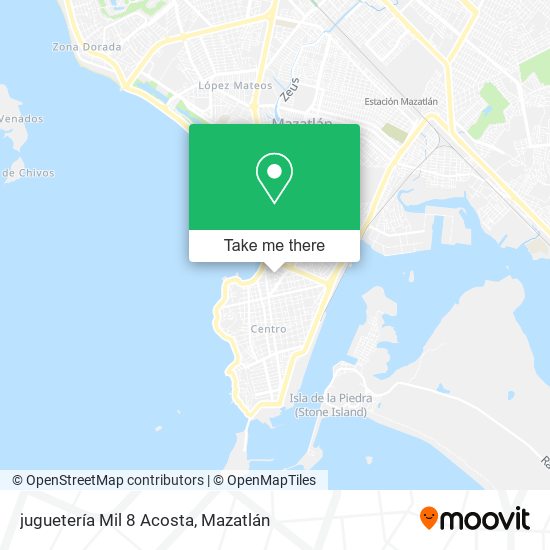 Mapa de juguetería Mil 8 Acosta