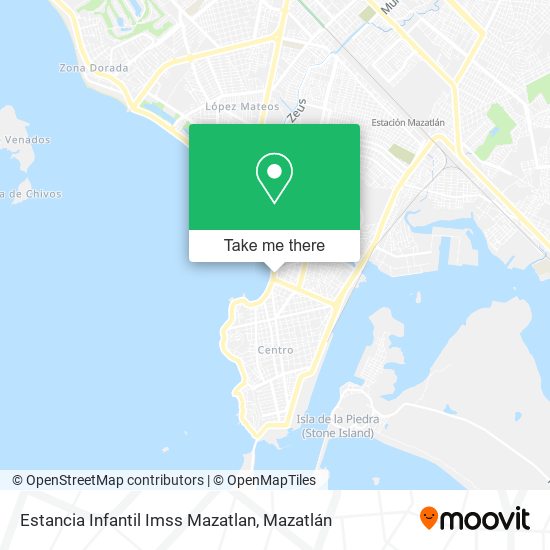 Estancia Infantil Imss Mazatlan map