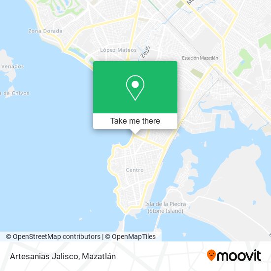 Artesanias Jalisco map