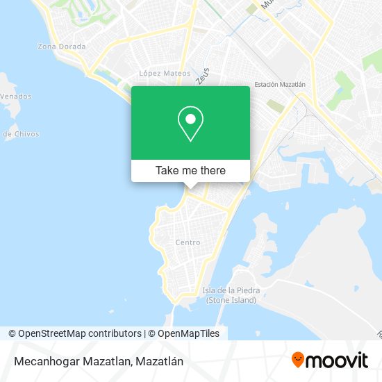 Mecanhogar Mazatlan map