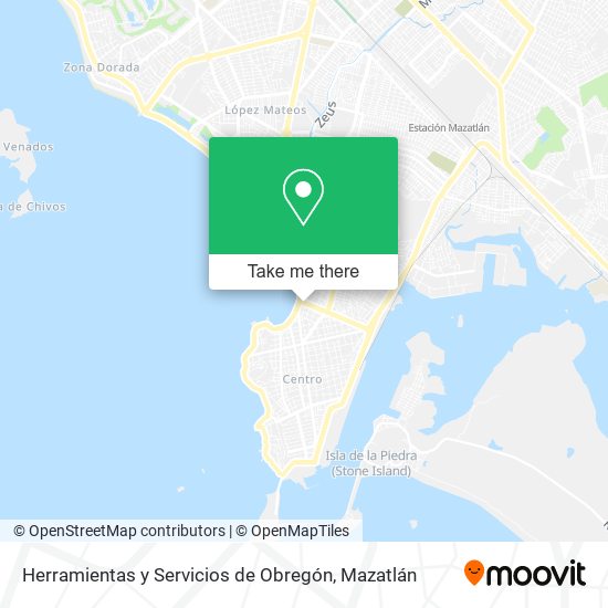 Herramientas y Servicios de Obregón map