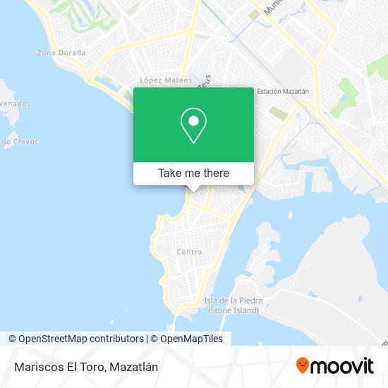 Mariscos El Toro map
