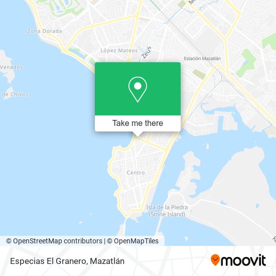 Especias El Granero map