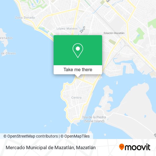 Mercado Municipal de Mazatlán map