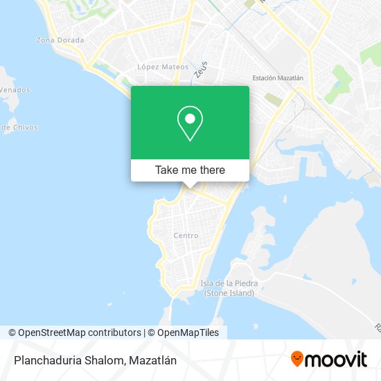Mapa de Planchaduria Shalom