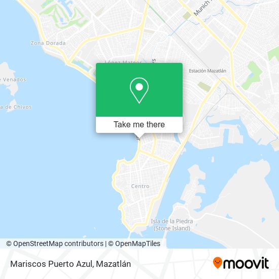 Mariscos Puerto Azul map