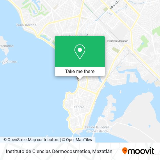 Instituto de Ciencias Dermocosmetica map