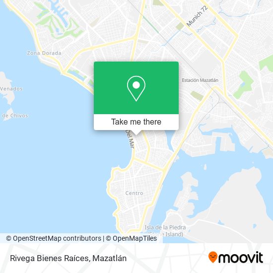 Rivega Bienes Raíces map