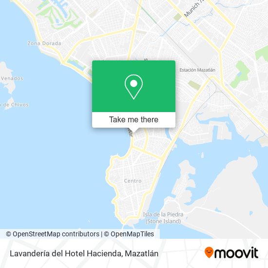 Lavandería del Hotel Hacienda map