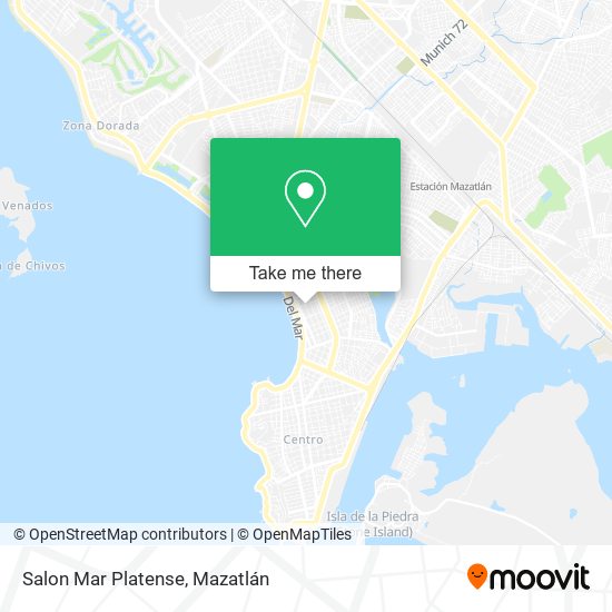 Salon Mar Platense map