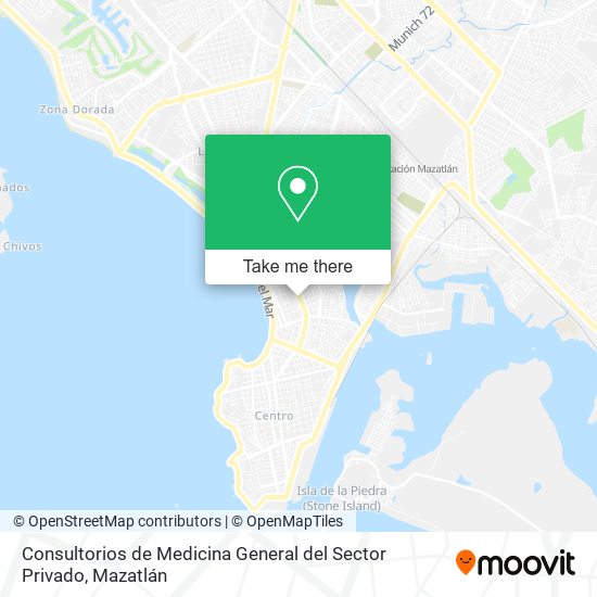 Consultorios de Medicina General del Sector Privado map