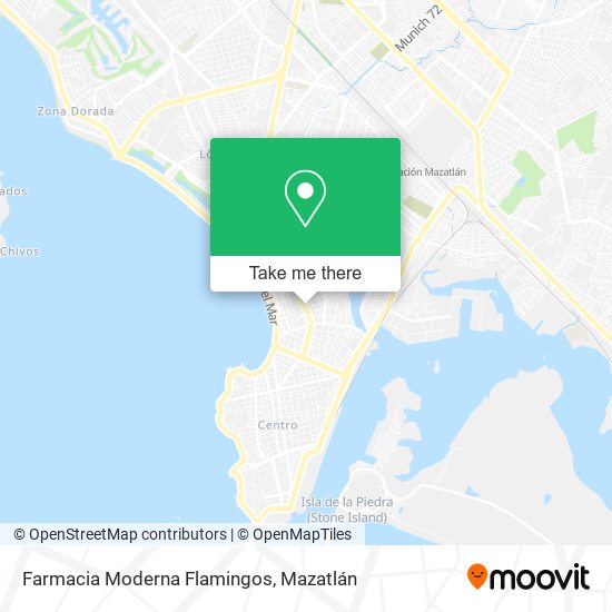 Farmacia Moderna Flamingos map