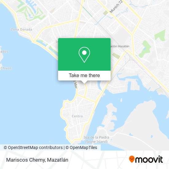 Mariscos Chemy map