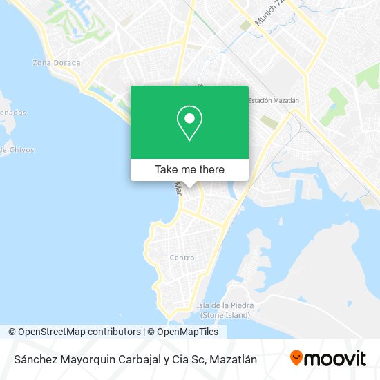 Sánchez Mayorquin Carbajal y Cia Sc map