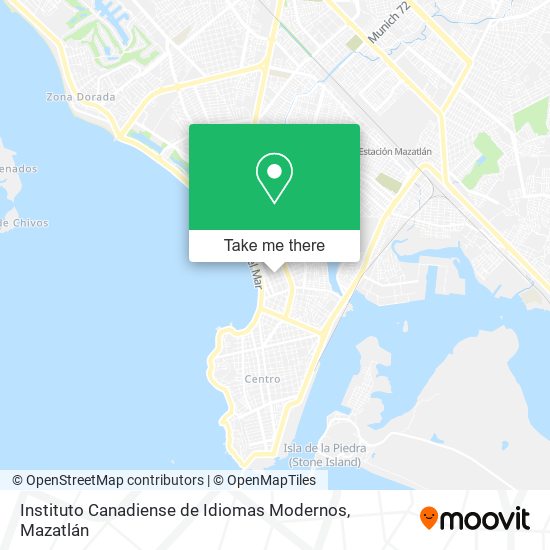 Instituto Canadiense de Idiomas Modernos map