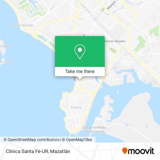 Mapa de Clínica Santa Fé-UR