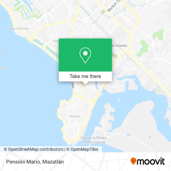 Pensión Mario map