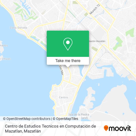 Centro de Estudios Tecnicos en Computación de Mazatlan map