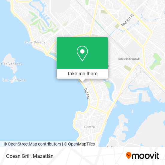 Ocean Grill map