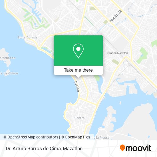 Dr. Arturo Barros de Cima map