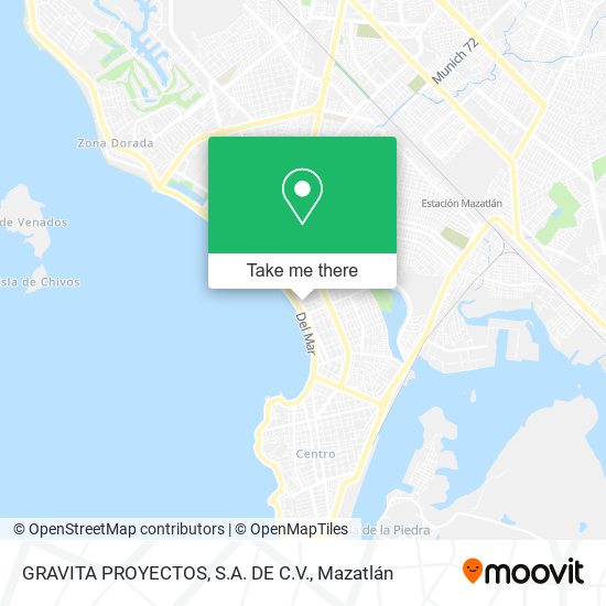Mapa de GRAVITA PROYECTOS, S.A. DE C.V.