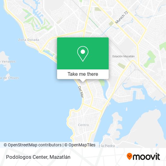 Podólogos Center map