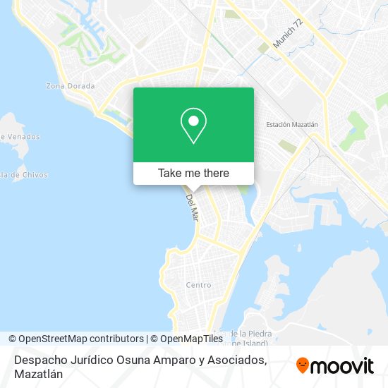 Despacho Jurídico Osuna Amparo y Asociados map