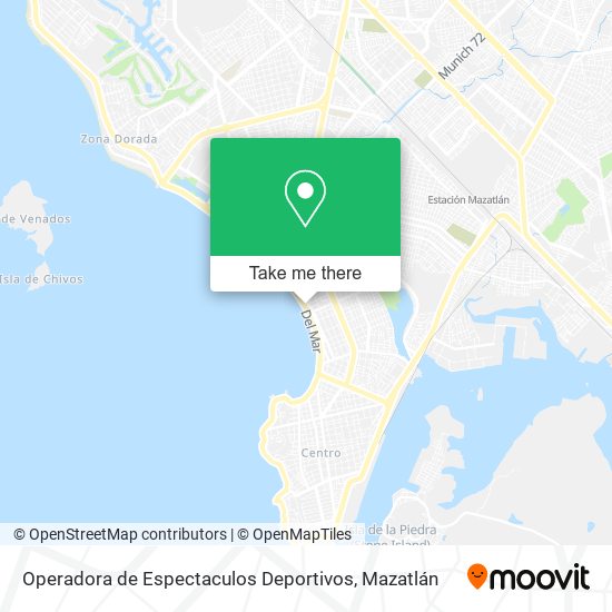 Operadora de Espectaculos Deportivos map