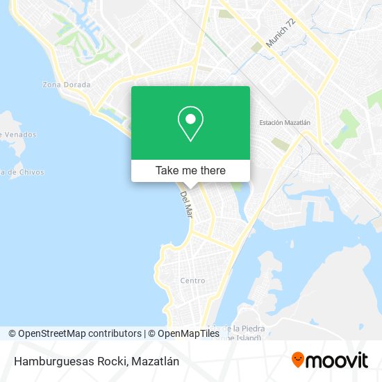 Mapa de Hamburguesas Rocki