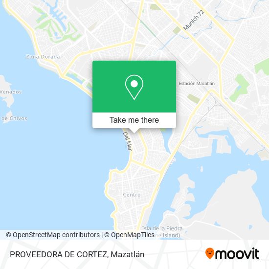PROVEEDORA DE CORTEZ map