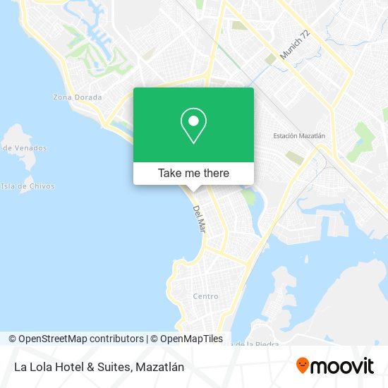 Mapa de La Lola Hotel & Suites