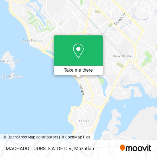 MACHADO TOURS, S.A. DE C.V. map