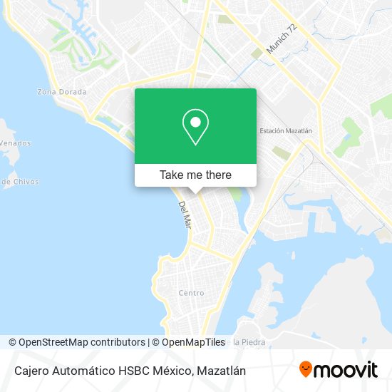 Cajero Automático HSBC México map