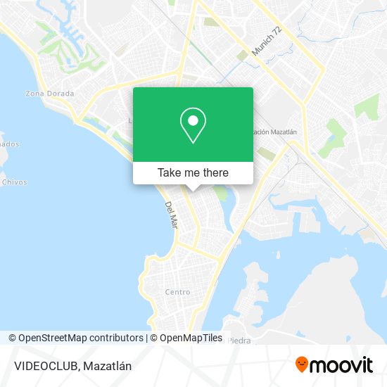 Mapa de VIDEOCLUB