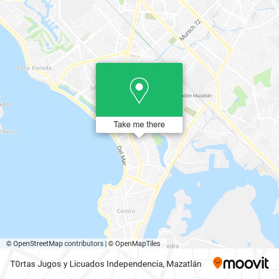 Mapa de T0rtas Jugos y Licuados Independencia