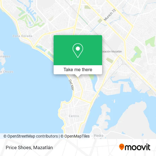 Price Shoes map