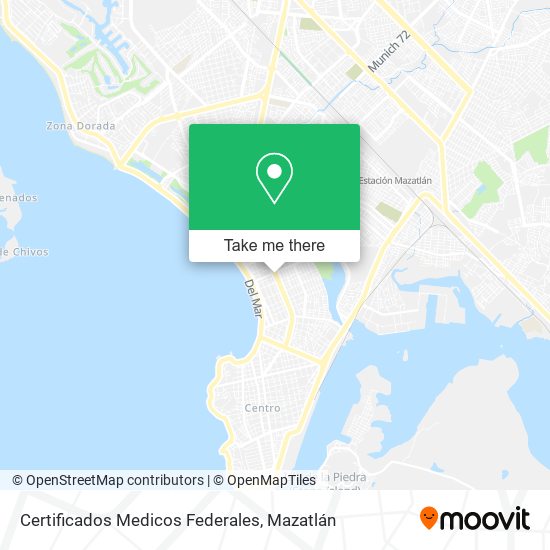 Mapa de Certificados Medicos Federales