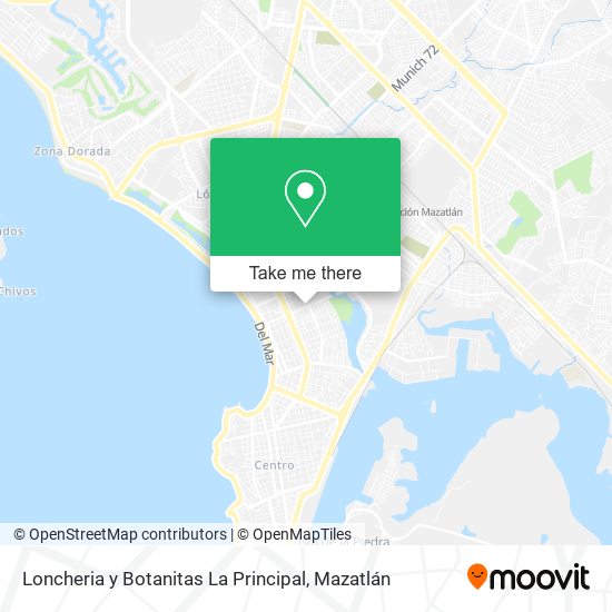 Mapa de Loncheria y Botanitas La Principal