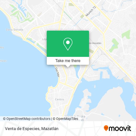 Mapa de Venta de Especies