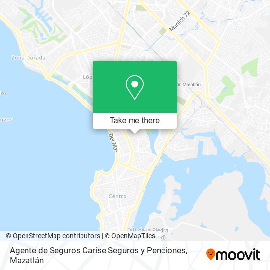 Agente de Seguros Carise Seguros y Penciones map