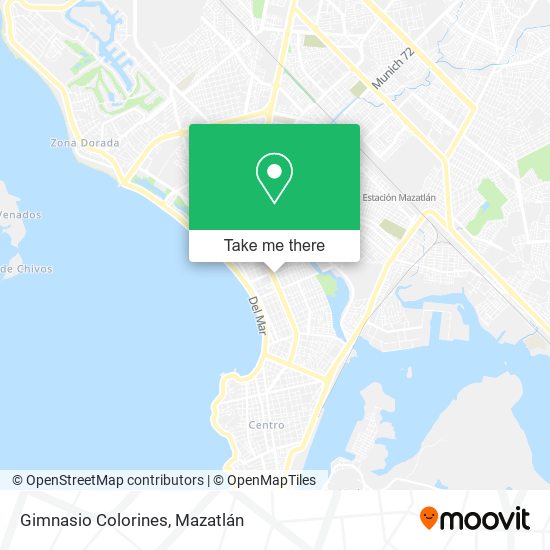 Mapa de Gimnasio Colorines