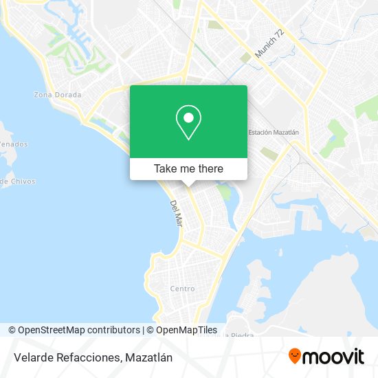Velarde Refacciones map