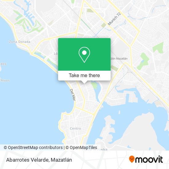 Abarrotes Velarde map