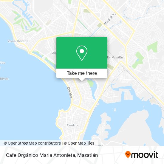 Cafe Orgánico Maria Antonieta map