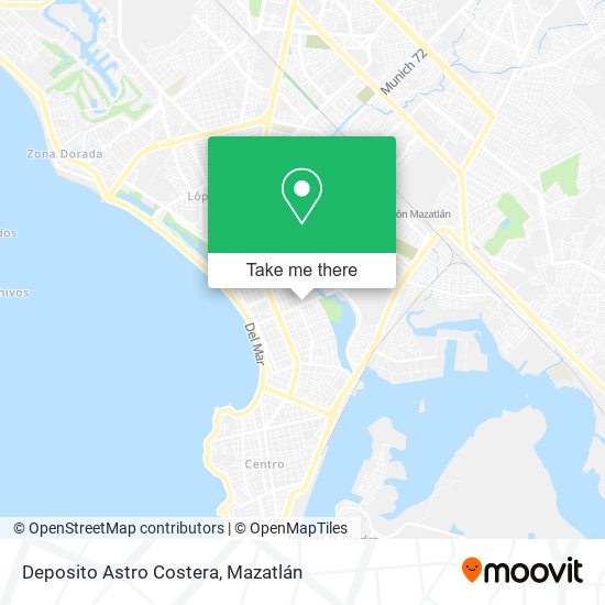 Deposito Astro Costera map