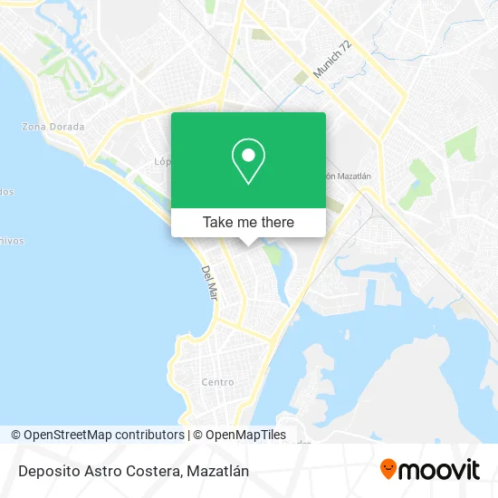 Deposito Astro Costera map