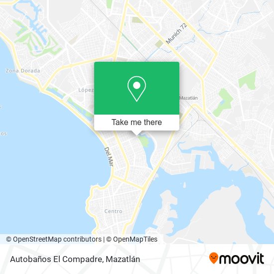 Autobaños El Compadre map