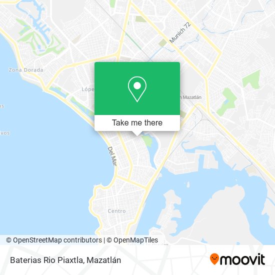 Baterias Rio Piaxtla map